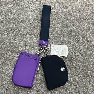 NWT Lululemon Dual Pouch Wristlet